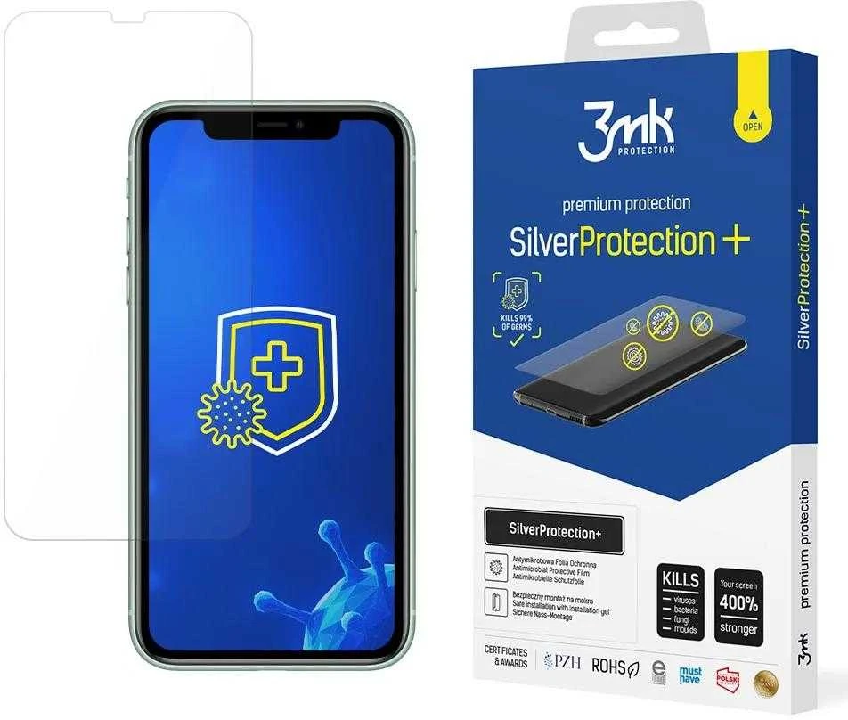 LCD apsauginė plėvelė 3MK Sidabrinis Protection+ Apple iPhone XR/11
