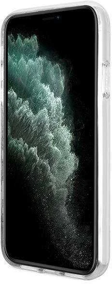 Guess Rinkinys GUBPN61H4EACSW Dėklas+ Įkroviklis Apple iPhone 11 6,1″ rudos spalvos kietas dėklas 4G Print MagSafe