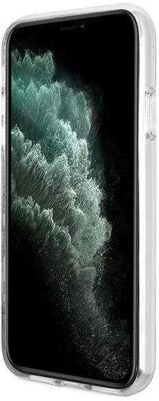 Guess Rinkinys GUBPN61H4EACSK Dėklas + Įkroviklis Apple iPhone 11 6.1″ juodos spalvos Hard Dėklas 4G Print MagSafe