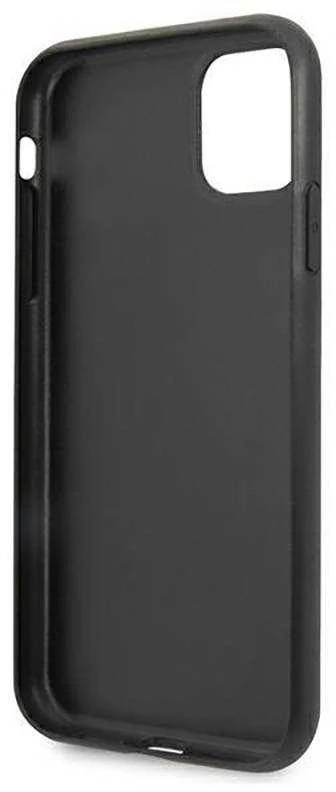 Apple iPhone 11 Guess dėklas 4G Triangle Collection GUHCN61PU4GHBK pilkos spalvos