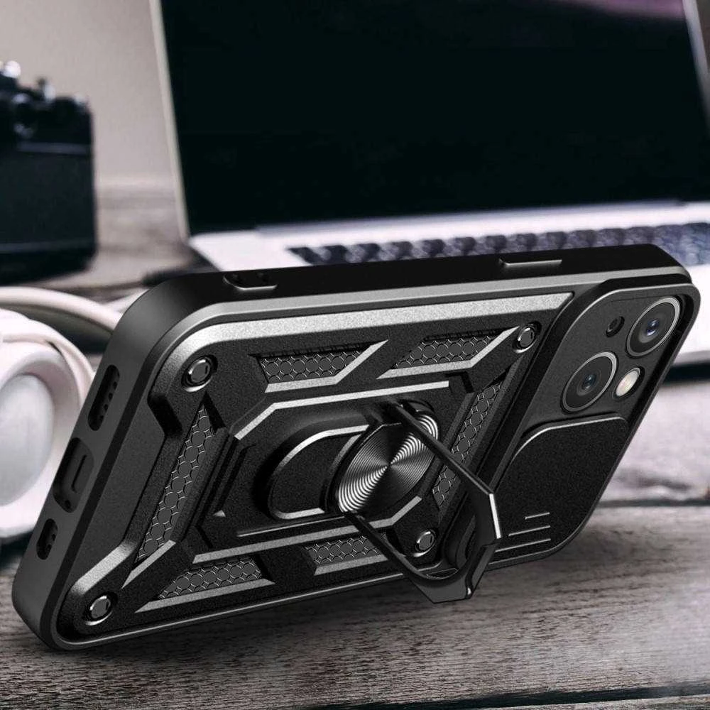 TFO Apple iPhone 11 Nexeri CamShield Pro dėklas juodos spalvos