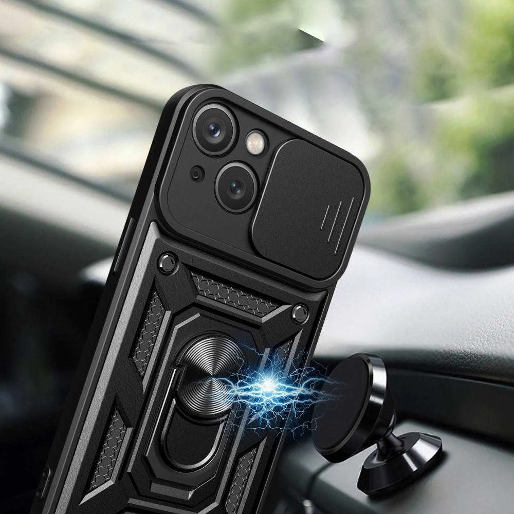 TFO Apple iPhone 11 Nexeri CamShield Pro dėklas juodos spalvos