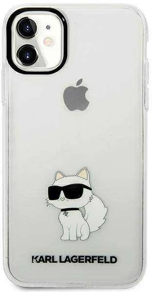 Karl Lagerfeld KLHCN61HNCHTCT Apple iPhone 11/ Xr 6,1″ skaidrus kietas dėklas Ikonik Choupette