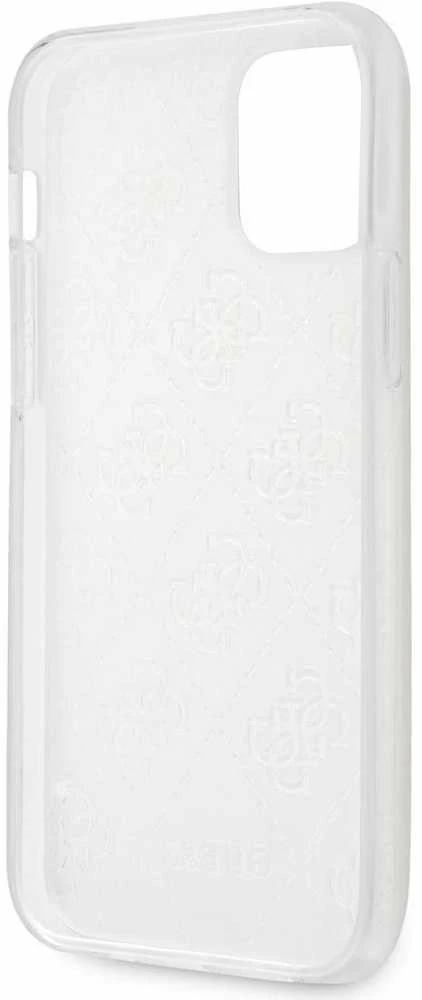 Guess GUHCP12M3D4GTR Apple iPhone 12/12 Pro 6,1″ skaidrus kietas dėklas 4G 3D Pattern Collection