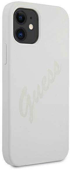 GUESS GUHCP12SVCRONE IPHONE 12 MINI 5.4" KREMINIS / KREMINIS KIETAS DĖKLAS SCRIPT VINTAGE