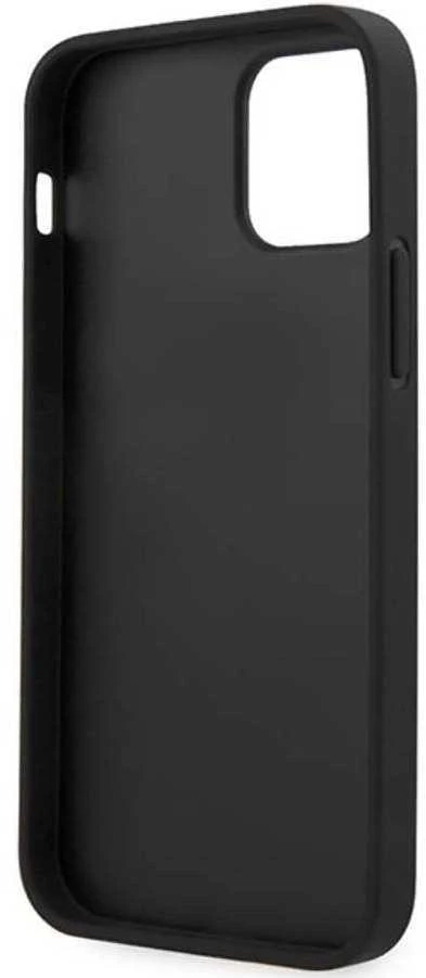 Guess dėklas skirtas iPhone 12 Pro Max 6,7 GUHCP12LVSATMLRE raudonas kietas dėklas Saffiano