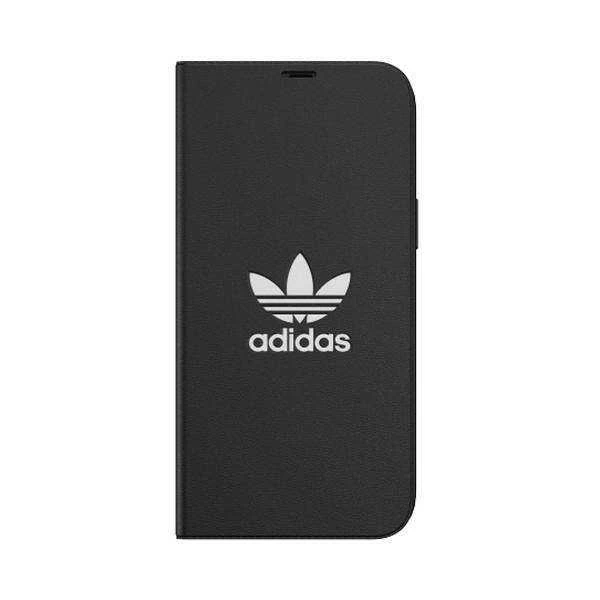 Adidas OR Booklet Dėklas BASIC Apple iPhone 12 Pro Max 6,7″ juodos spalvos baltos spalvos 42228