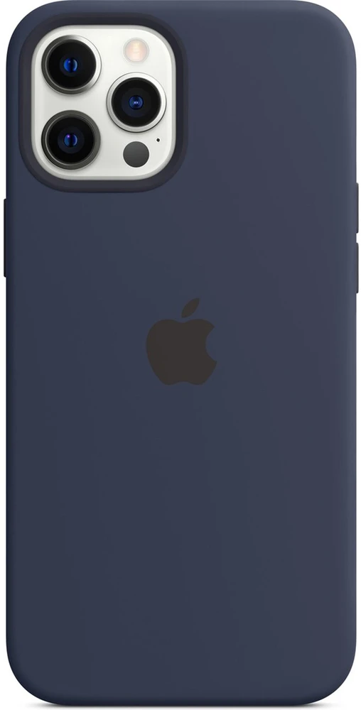 Apple „iPhone 12 Pro Max“ silikoninis dėklas su „MagSafe“ – „Deep Navy“.