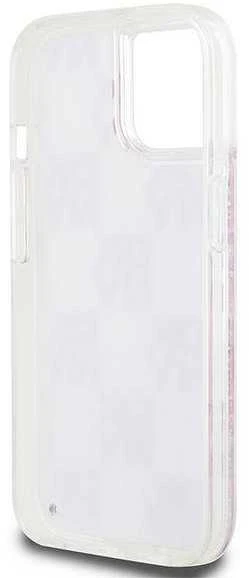 Apple iPhone 13 / 14 / 15 DKNY dėklas Liquid Glitter Multilogo (DKHCP15SLCPEPP) rožinės spalvos