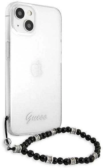 GUESS GUHCP13SKPSBK IPHONE 13 MINI 5.4" SKAIDRUS KIETAS DĖKLAS Juodas PEARL