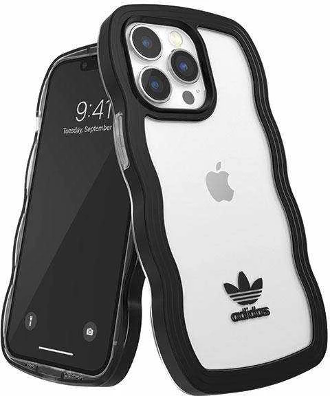 Adidas OR Wavy Dėklas Apple iPhone 13 Pro/13 6,1″ juodos spalvos-skaidrus 51900