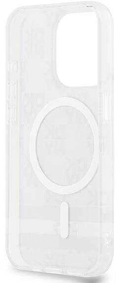 DKNY DKHMP13LHCPTSK Apple iPhone 13 Pro 13 6.1 inch juodos spalvos kietas dėklas IML Checkered Mono Pattern & Printed