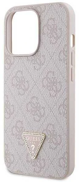 Apple iPhone 13 Pro Max Guess dėklas Crossbody 4G Metal Logo (GUHCP13XP4TDSCPP) rožinės spalvos