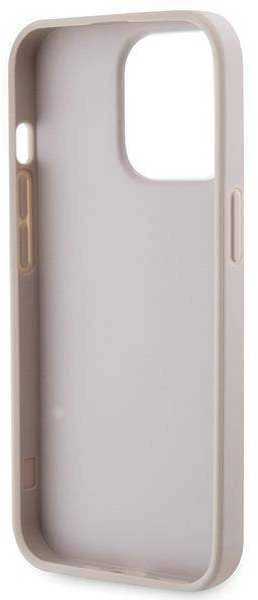 Apple iPhone 13 Pro Max Guess dėklas Crossbody 4G Metal Logo (GUHCP13XP4TDSCPP) rožinės spalvos