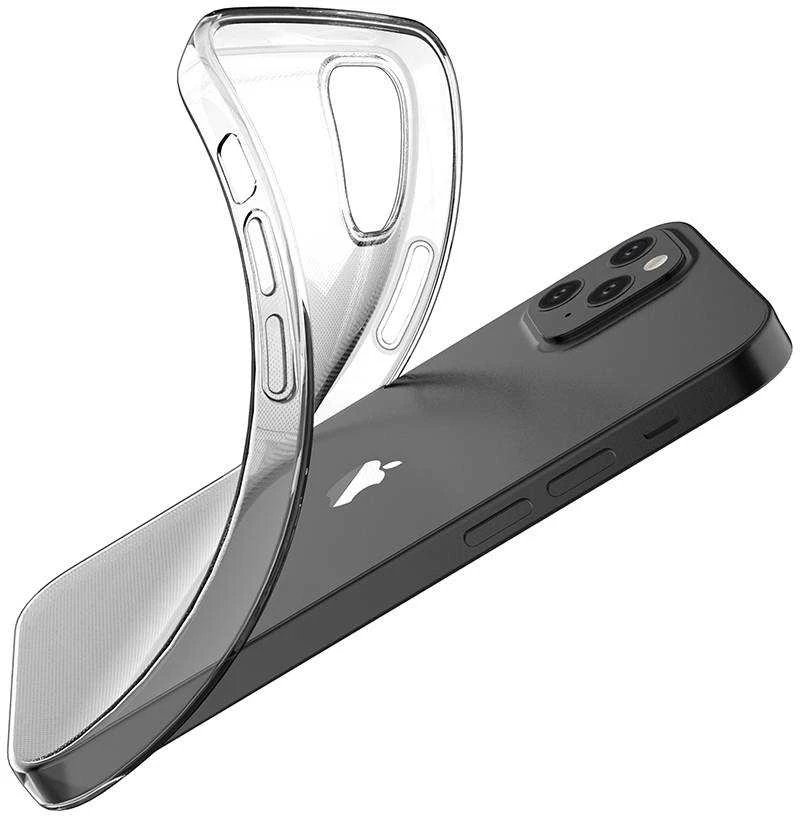 Dėklas Mercury Jelly Clear Apple iPhone 13 Pro Max skaidrus