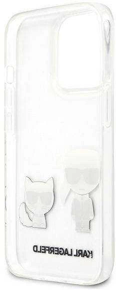 Karl Lagerfeld KLHCP13XCKTR Apple iPhone 13 Pro Max 6,7″ kietas dėklas skaidrus Karl & Choupette