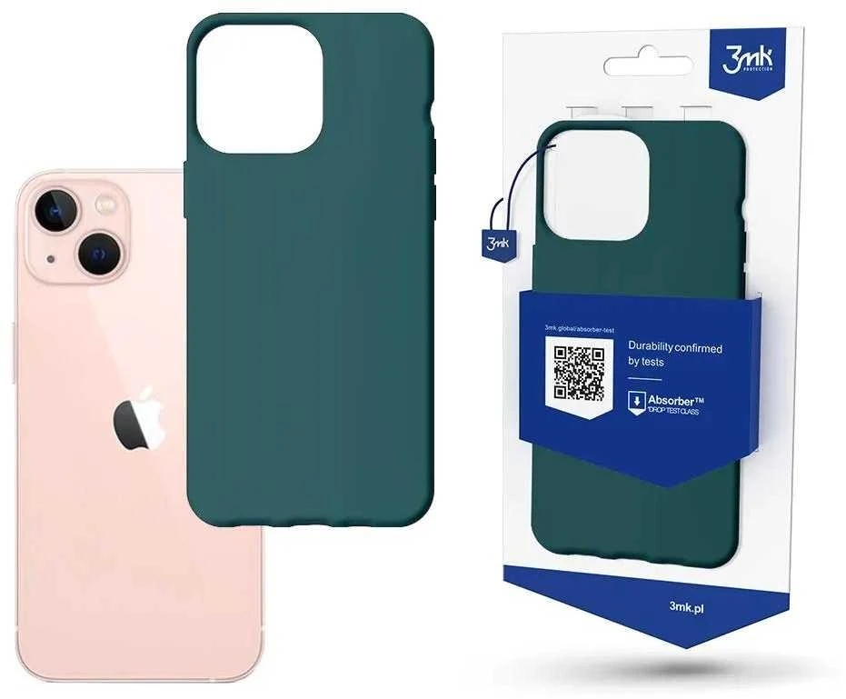 Dėklas 3mk Matt Case Apple iPhone 14 Plus tamsiai žalias