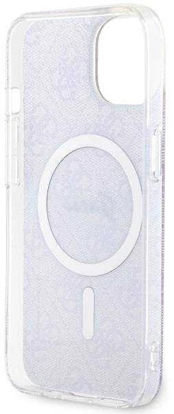 Dėklas GUESS GUHMP14MH4STU IPHONE 14 PLUS / 15 PLUS 6.7 "PURPLE / PURPLE HARDCASE 4G MAGSAFE