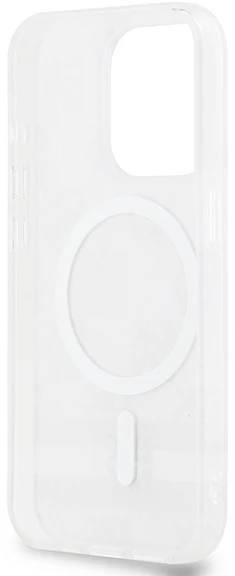 DKNY DKHMP14LHCPTSE Apple iPhone 14 Pro 6.1 inch beige kietas dėklas IML Checkered Mono Pattern & Printed Strip