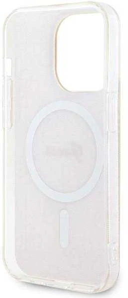 Guess GUHMP14LH4STP Apple iPhone 14 Pro 6.1″ rožinės spalvos kietas dėklas 4G MagSafe