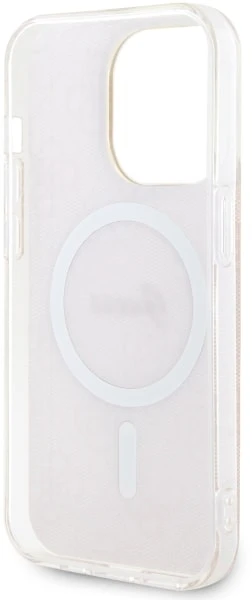 Guess GUHMP14LH4STP Apple iPhone 14 Pro 6.1″ rožinės spalvos kietas dėklas 4G MagSafe