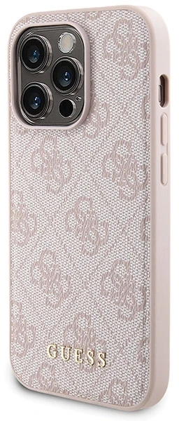 Dėklas Guess Set GUBPM5P14L4GEMGP Apple iPhone 14 Pro 6.1″ hardcase + Powerbank 5000mAh MagSafe rožinės spalvos 4G