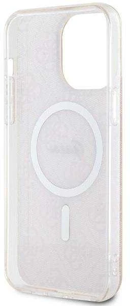 Guess GUHMP14XH4STP Apple iPhone 14 Pro Max 6.7″ rožinės spalvos kietas dėklas 4G MagSafe