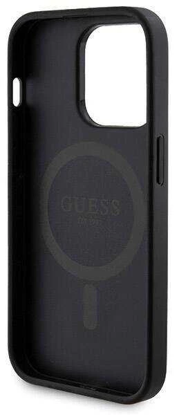 Dėklas Rinkinys Guess GUBPM5P14X4GEMGK Apple iPhone 14 Pro Max 6.7″ hardcase + Powerbank 5000mAh MagSafe juodos spalvos