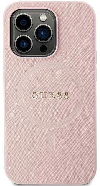 Dėklas GUESS GUHMP14XPSAHMCP IPHONE 14 PRO MAX 6.7 "Rožinis/Rožinis HARDCASE SAFFIANO MAGSAFE