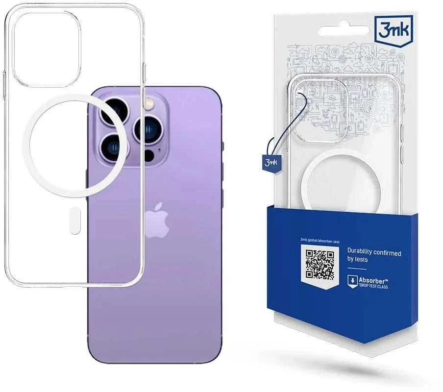 3MK MagDėklas Apple iPhone 14 Pro Max 6,7" skaidrus