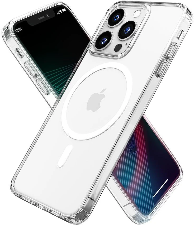 3MK MagDėklas Apple iPhone 14 Pro Max 6,7" skaidrus
