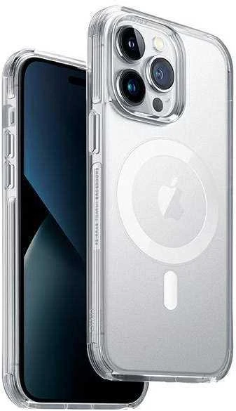 UNIQ Combat Dėklas Apple iPhone 14 Pro Max 6,7" Magclick Charging satino skaidrus
