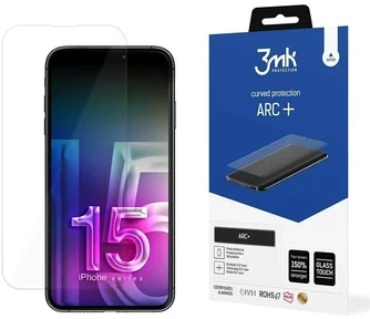 3MK plėvelė ARC+ iPhone 15 6.1″Fullscreen plėvelė