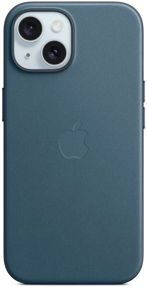 iPhone 15 FineWoven Case with MagSafe - Pacific Blue