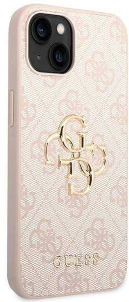 Dėklas GUESS GUHCP15S4GPIPI IPHONE 15/14/13 6.1 "Rožinis / Rožinis HARDCASE 4G BIG METAL LOGO
