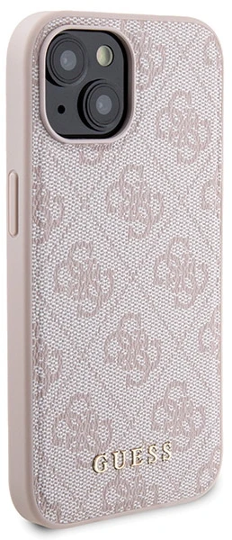 Dėklas Guess Set GUBPM5P15S4GEMGP Apple iPhone 15 6.1″ hardcase + Powerbank 5000mAh MagSafe rožinės spalvos 4G Meta