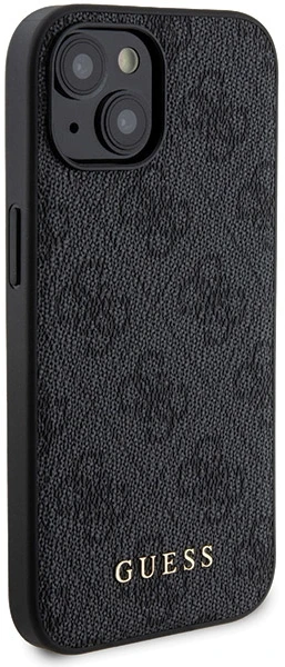 „Guess“ komplektas GUBPM5P15S4GEMGK Apple iPhone 15 6.1“ kietas dėklas + išorinė baterija 5000mAh „MagSafe“ juodos spalvos 4G su jungtimi