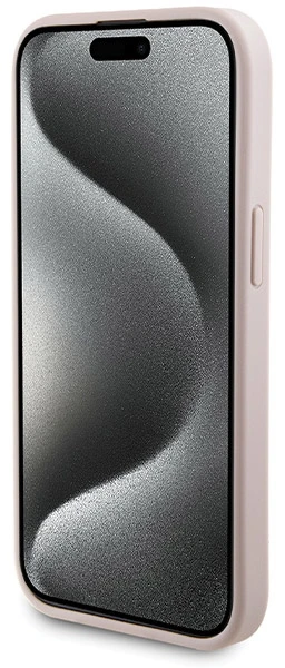 Dėklas Guess Set GUBPM5P15S4GEMGP Apple iPhone 15 6.1″ hardcase + Powerbank 5000mAh MagSafe rožinės spalvos 4G Meta