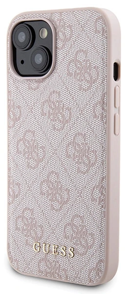 Dėklas Guess Set GUBPM5P15S4GEMGP Apple iPhone 15 6.1″ hardcase + Powerbank 5000mAh MagSafe rožinės spalvos 4G Meta