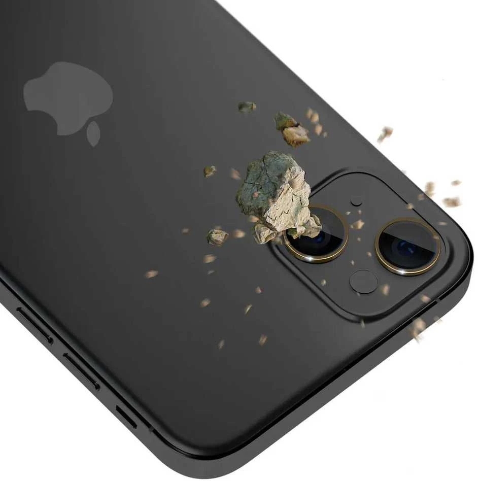 3MK Lens Protection Pro Apple iPhone 15 Plus 6.7" geltona Kameros objektyvo apsauga su tvirtinimo rėmeliu