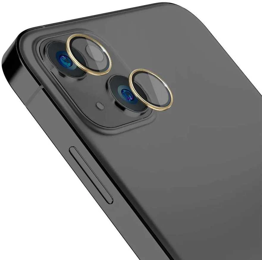 3MK Lens Protection Pro Apple iPhone 15 Plus 6.7" geltona Kameros objektyvo apsauga su tvirtinimo rėmeliu