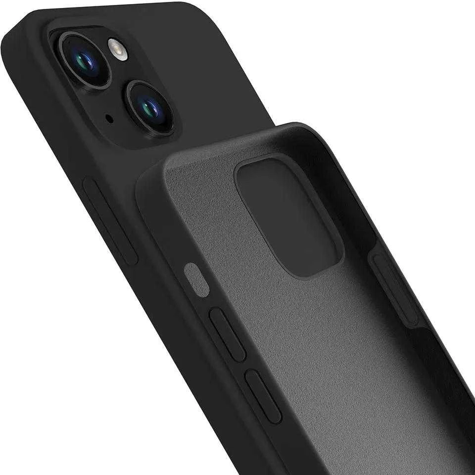 3MK Silicone Dėklas Apple iPhone 15 Plus 6.7″ juodos spalvos
