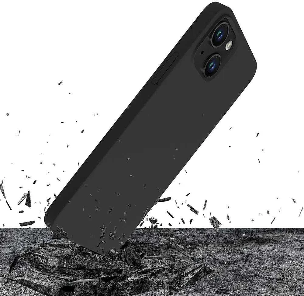 3MK Silicone Dėklas Apple iPhone 15 Plus 6.7″ juodos spalvos