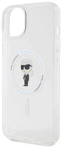 Karl Lagerfeld KLHMP15MHFCKNOT Apple iPhone 15 Plus / 14 Plus 6.7″ skaidrus kietas dėklas IML Ikonik MagSafe