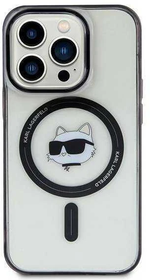 Karl Lagerfeld KLHMP15MHCHNOTK Apple iPhone 15 Plus/ 14 Plus 6.7″ skaidrus kietas dėklas IML Choupette`s Hea