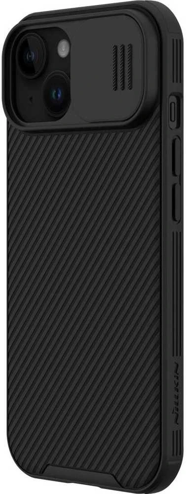 Nillkin CamShield Pro dėklas, skirtas iPhone 15 Plus (juodas)