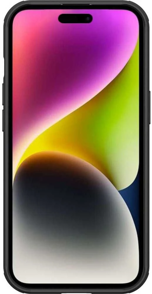 Nillkin CamShield Pro dėklas, skirtas iPhone 15 Plus (juodas)