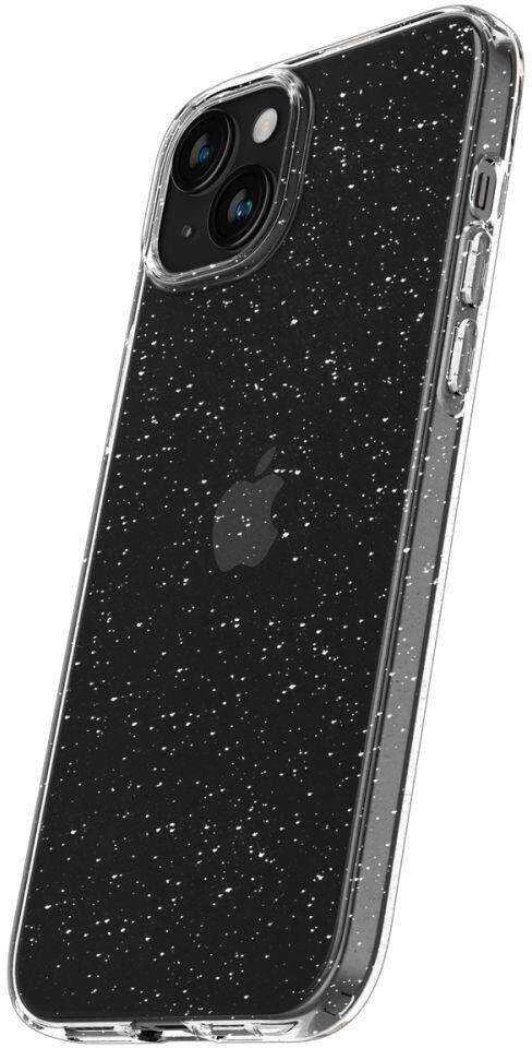 Dėklas SPIGEN GLITTER CRYSTAL IPHONE 15+ CLEAR