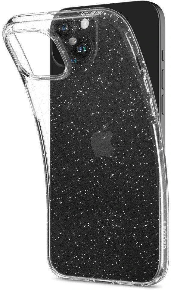 Dėklas SPIGEN GLITTER CRYSTAL IPHONE 15+ CLEAR