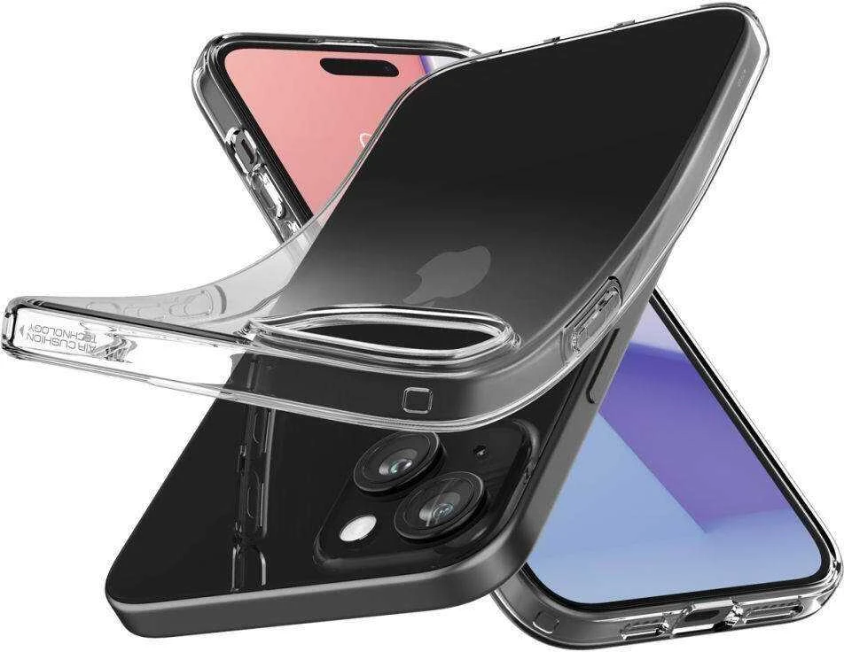 Dėklas SPIGEN LIQUID CRYSTAL IPHONE 15 PLUS CRYSTAL CLEAR